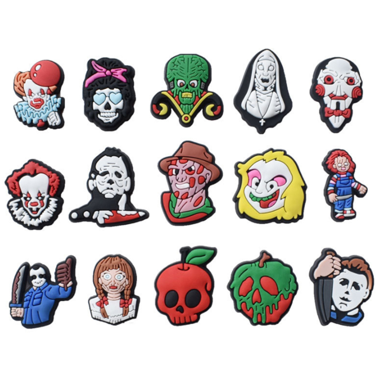 

Fast delivery Croc Charms 8000 Assorted Designs Available Promotional Shoes Decoration Soft Pvc Shoe Charms