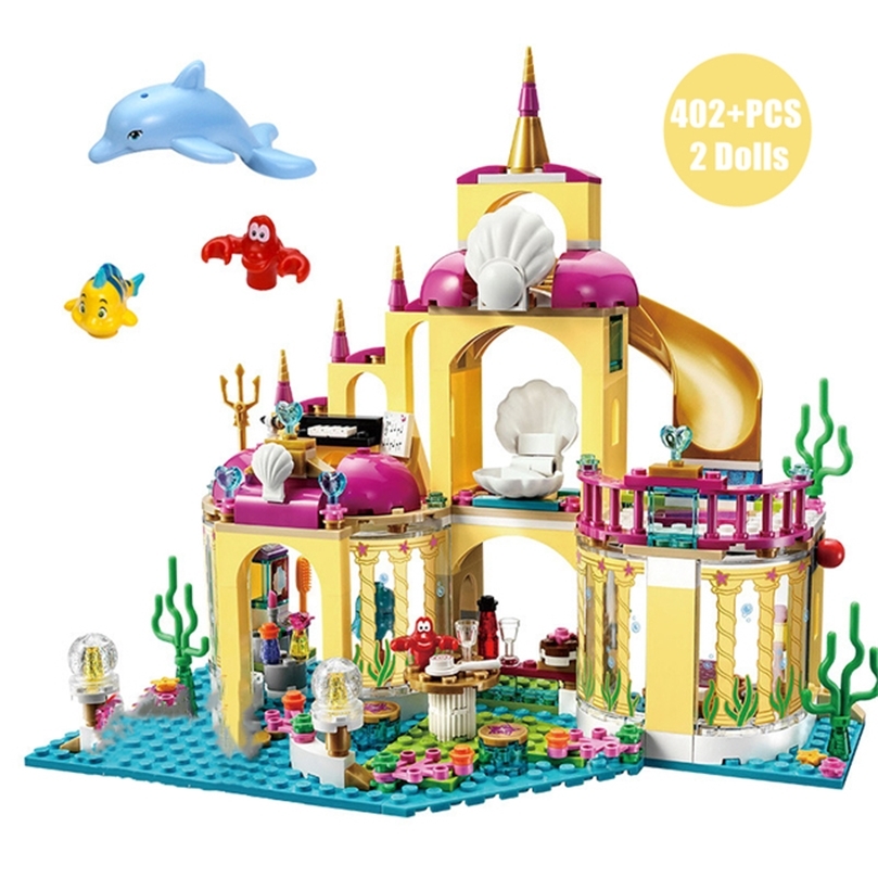

Building Blocks friends Beauty And The Beast Princess Castle Sets Brick Belles Enchanted Castle Playmobil Toys For Children 220701