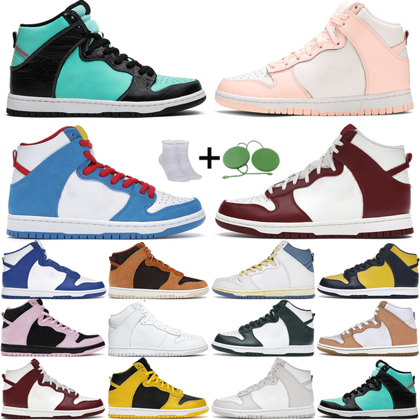 

S.B Dunker Low Men Women Casual Shoes High Crimson Tint Dark Russet Game Royal Spartan Green Michigan Panda Photo Blue Pink Rise Pure Platinum Chaussures