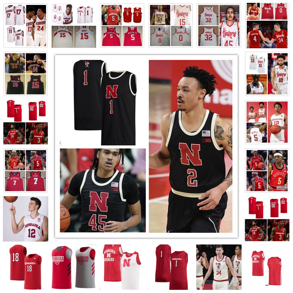 

Nebraska Cornhuskers basketball Jersey 52 Herschell Turner 27 Eric Johnson 25 Rich King 21 Erick Strickland 4 Tony Farmer 33 Mikki Moore 15 Isaiah Roby Dalano Banton