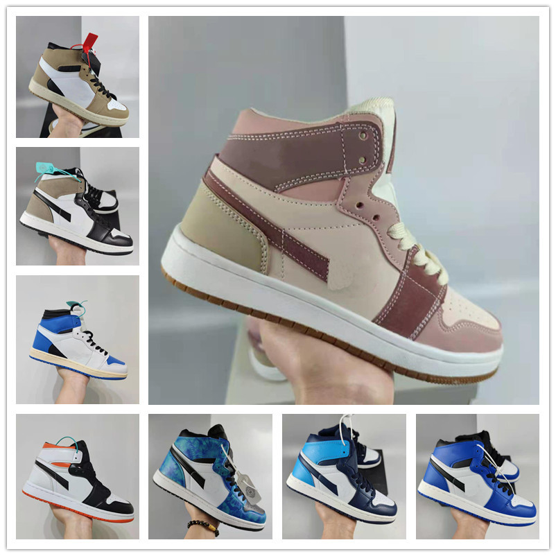 

Fashion Mens Womens Basketball Shoes Jumpman 1s OG High Top Lace-Up Casual Sneakers Unisex Zapatos Skateboarding Sports Shoes