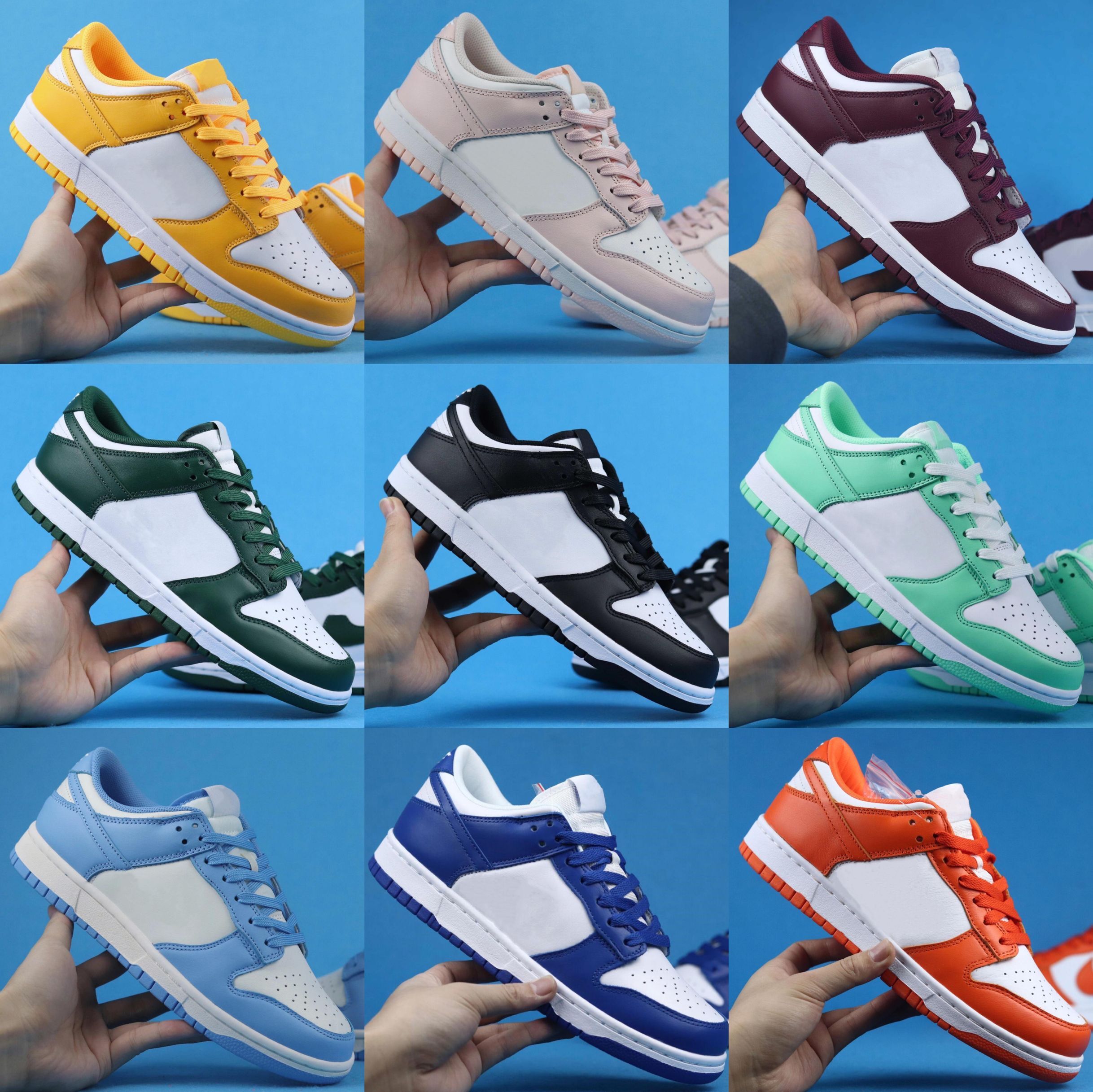 

Collection retrosneaker Running Shoes Low Dark Beetroot Syracuse Laser Orange Green Glow University Blue White Black Team Green Kentucky Pearl with box