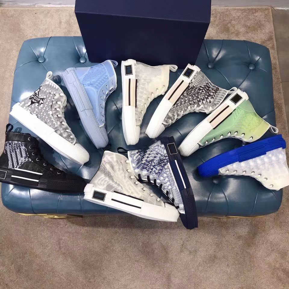 

2022 Designer sneakers canvas Shoes Trainers Men Women Fashion Oblique Technology Breathable Outdoor Platform Flat diors Casual Sneaker