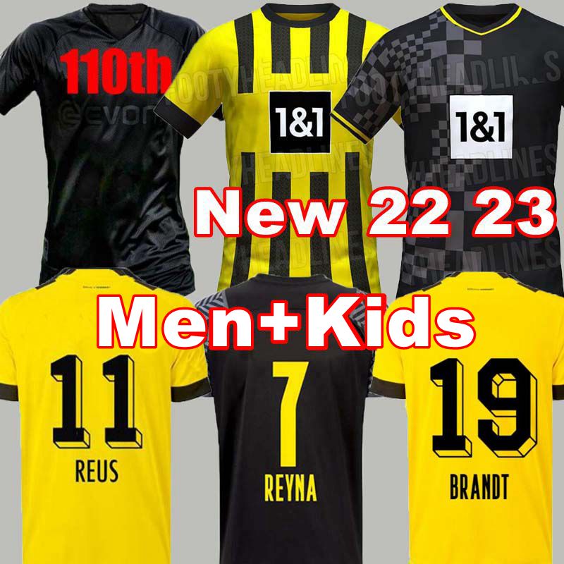 

FANS player 1990 Limited Edition HAALAND REUS 21 22 23 4th dortmund soccer jersey 2022 2013 football shirts BELLINGHAM men kids REYNA BRANDT EMRE CAN Malen Guerreiro, 22 23 away kids