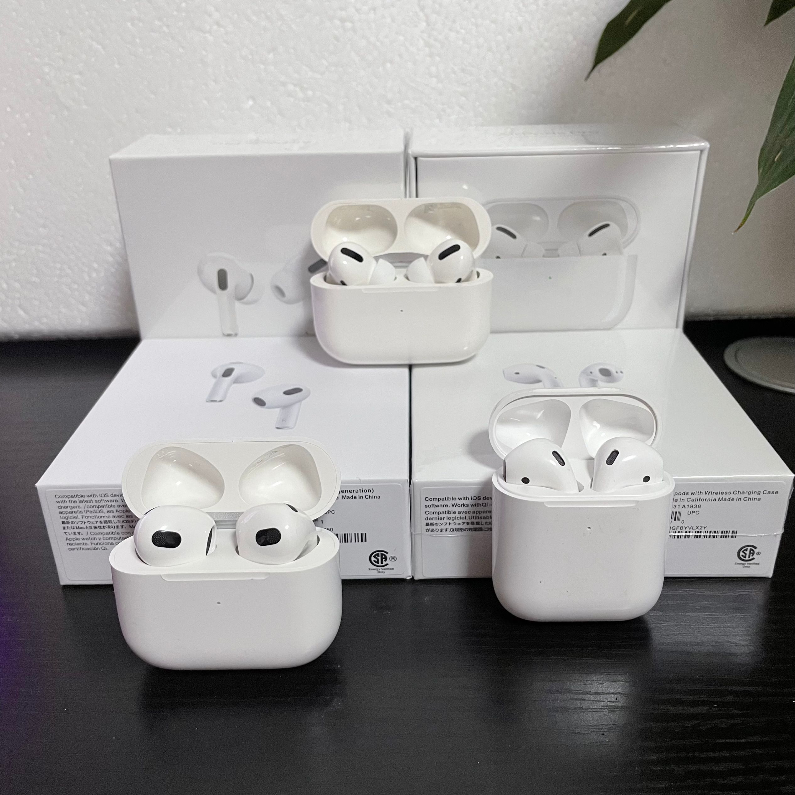 

AirPods Pro Air Gen 3 Cases AP3 AP2 H1 Chip Transparency Metal Hinge Wireless Charging Bluetooth Headphones pk Pods 2 AP Pro Earbuds 2nd Generation