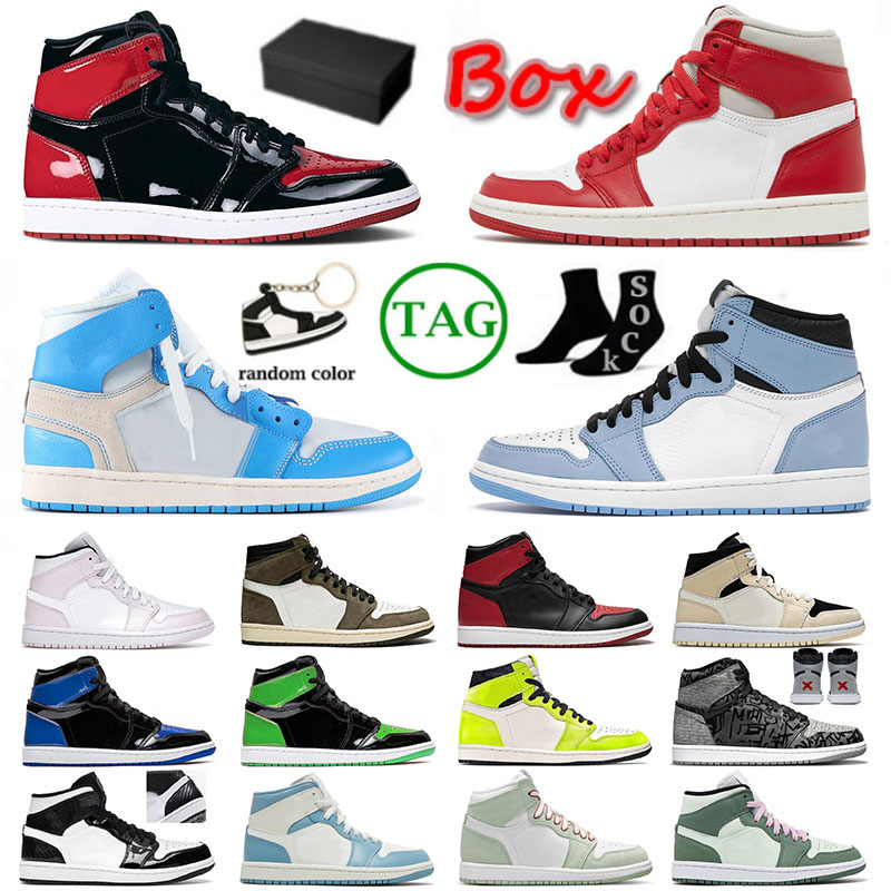 

Jorden1s Jumpman 1 1s Mens Womens Basketball Shoes Jorda Jorden Newstalgia University Blue High Airness Offs White Mid Dutch Green Carbon Fiber Sneakers Big Size 13, 36-47 visionaire