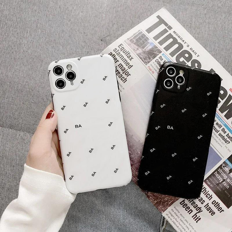 

Designers iphone cases 12promax case for 11 frosted XR 7 / 8plus luxurys 13pro max X couple case fall proof soft case, Optional freight
