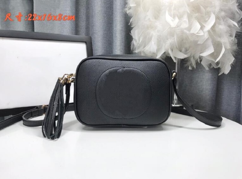 

New Marmont Top Quality Bags Handbags Wallet Handbag Women Crossbody Soho Bag Disco Shoulder Bag Fringed Messenger Purse 22cm, Red