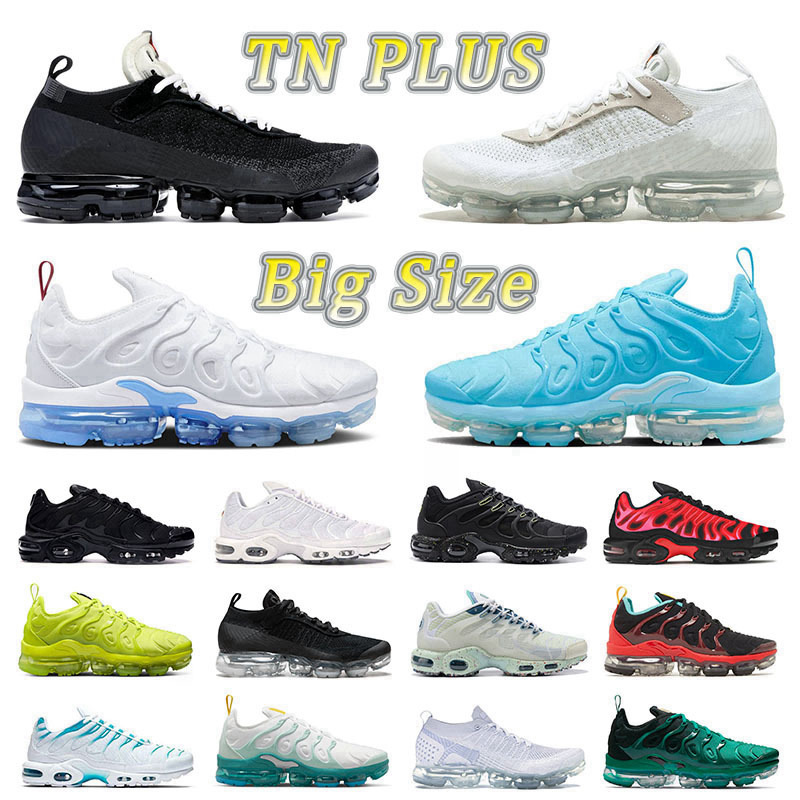 

Tn Plus Designer Running Shoes For Mens Womens Offs White Eur 46 47 University Blue Airs Tennis Terrascape Maxs Fly Knit Flynit Sneakers Trainers Big Size 12 13, 36-47 triple white