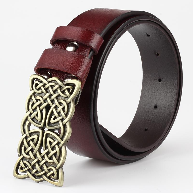 

Belts Brown Leather For Men Leisure Retro, Black