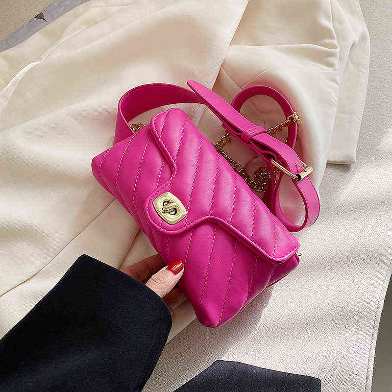 

Fashion Women's Waist Bag Small PU Leather Belt s Designer Shoulder Crossbody Chest Female Fanny Pack Banana Hip Purse 220416, Green