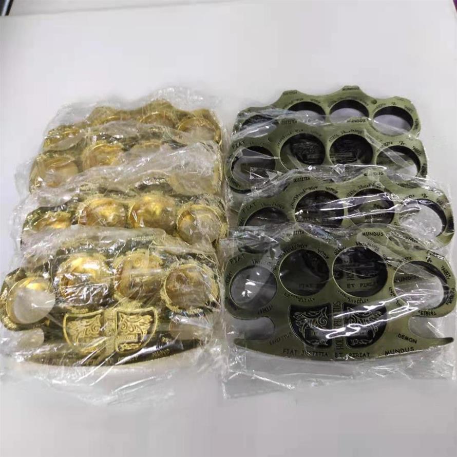 

Window Alloy Breaker Hand Clasp Weapon Ring Self Defense Concealed Weapon Defense Escape Totem Finger Tiger Four Fingers9602663