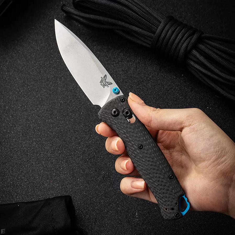 

Benchmade 535-3 Bugout AXIS Folding Knife 3.24" S90V Satin Plain Blade Carbon Fiber Handle Pocket Tactical Knives Outdoor Camping Hunting EDC 535 535BK-4 BM42 TOOLS