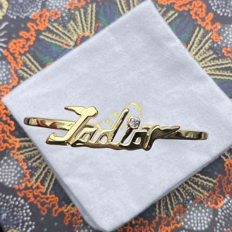 Fine lightning letter open Bracelet simple fashion temperament women's high sense bracelet Jewelry-image-782540977