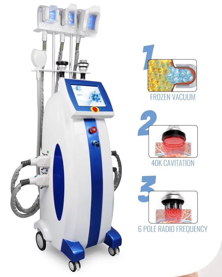 

4 Handles Body Slimming Machine /slimming weight loss fat freezing equipment all handle work at the same time