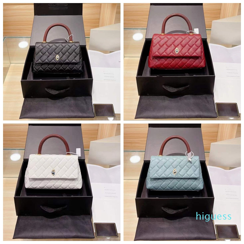 2022-Designer Purse Luxury Bag Brand Sacs à main Sacs à bandoulière en cuir véritable Bandoulière Messager Sacs à main par bagshoe