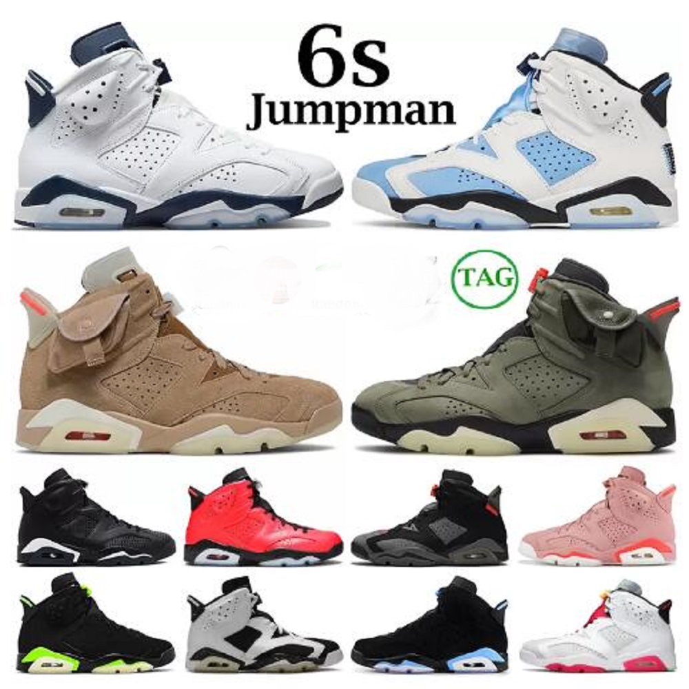 

men women 6s basketball shoes shoe jumpman 6 UNC White Midnight Navy British Khaki Olive Black Cat Bordeaux Bred Defining Moment mens trainers sports sneakers, # 6