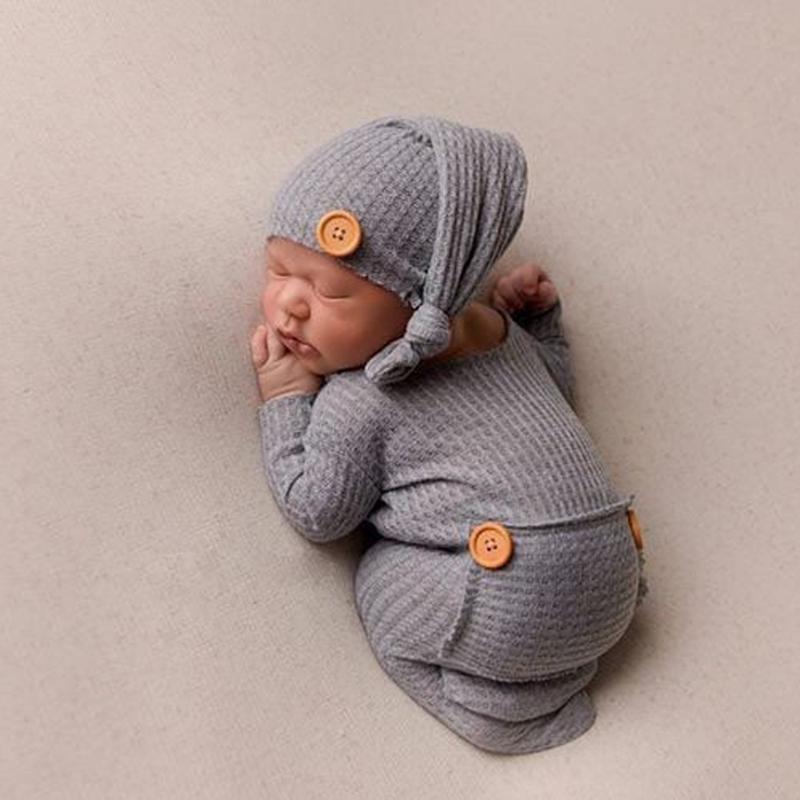 

Caps & Hats Fotografia Baby Clothes Born Pography Props Boy Romper Set Po Studio Accessories Bodysuits OutfitCaps CapsCaps, White