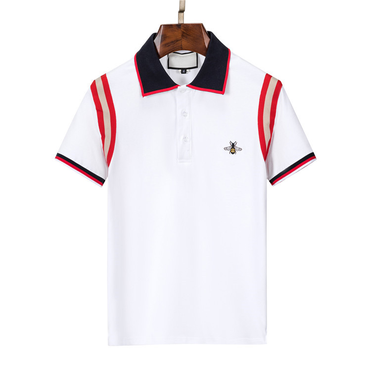 

Mens Designer Polo Shirt Man Fashion Italy Stylist poloshirts Men Casual Slim Fit Golf Polos Shirt High Street Embroidery Snake Bee Polos Breathable Top Tee Clothes