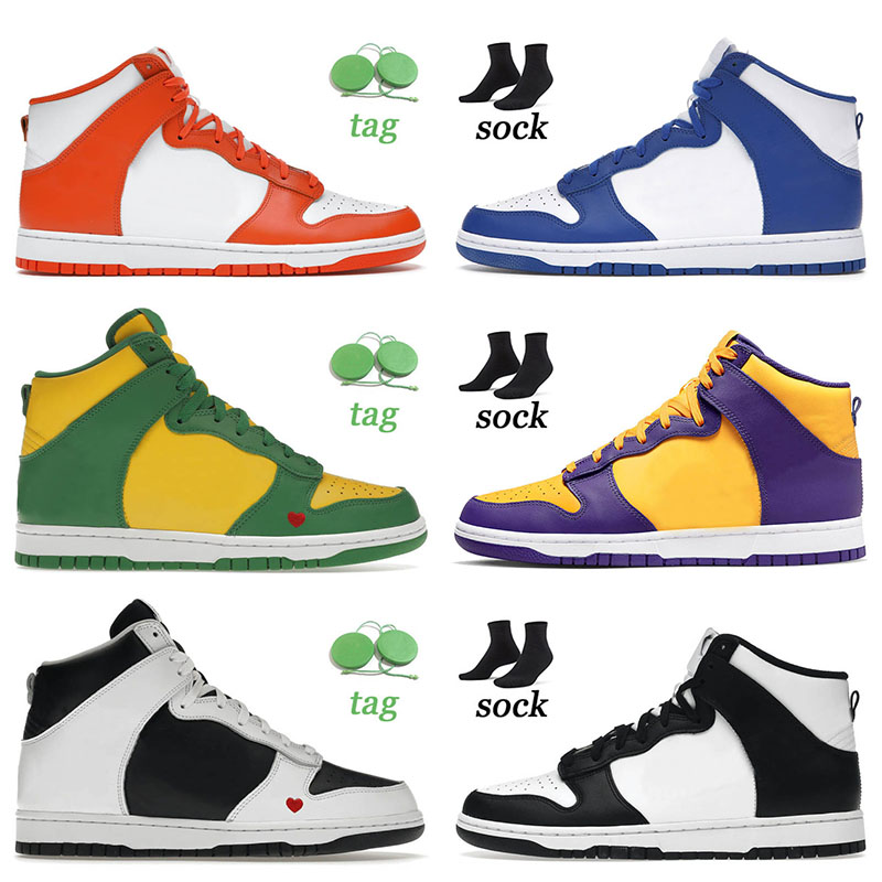 

Top Fashion 2022 Skate High Designer Casual Shoes Syracuse Game Royal Lakers Syracuse White Red Midnight Navy Sneakers Trainers Tennis, B12 ambush flash lime 36-45