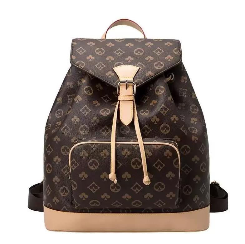 

Women Messenger Shoulder backpack for women handbag purse back packbag Leather Designer bags GGs Louiseity Viutonity LVs YSLs, 04 black