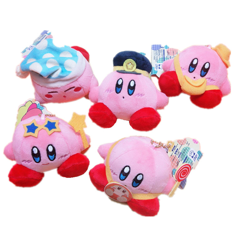 

Game Anime Cute Star Kirby Plush Doll Toy Girls Bag Pendant Decoration, #2