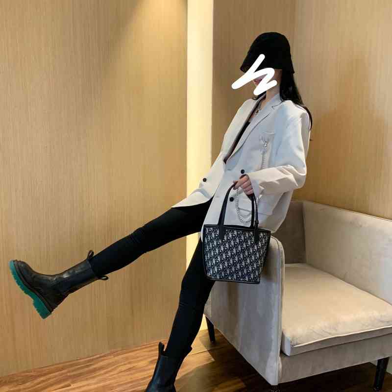 

Purses Outlet 1322r vegetable basket portable bucket large capacity new style female bun mother bag, Black