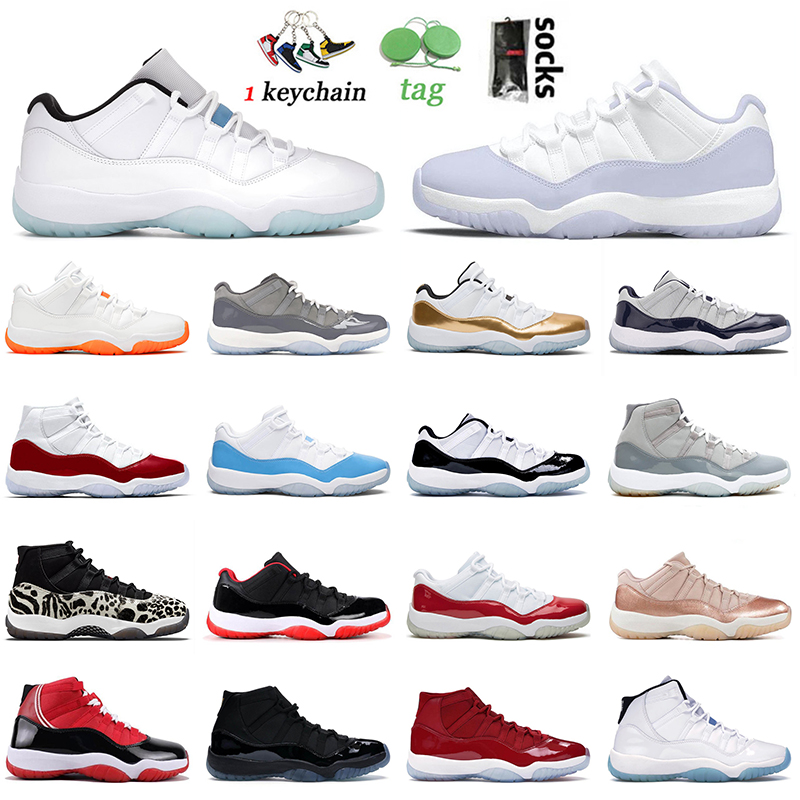 

Classic Jumpman 11 Basketball Shoes 11s Low Legend Blue Pure Violet Citrus Cherry High Concord Cap and Gown Bred Cool Grey Mens Women Traners Sneakers Sports Size 36-47, D6 40-47