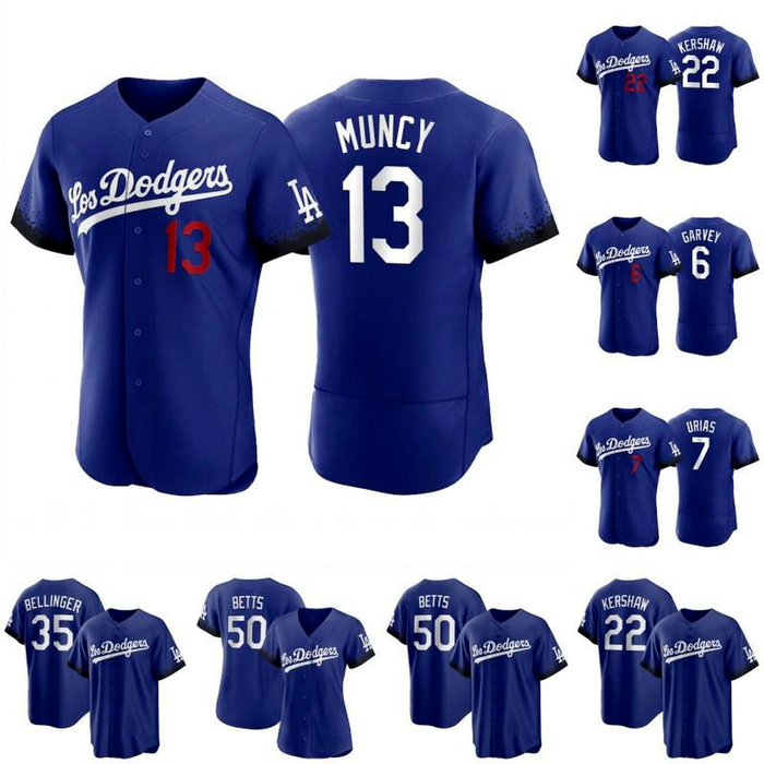 

Mookie Betts Dodgers 2021 City Connect Jersey Cody Bellinger Angeles Max Muncy Max Scherzer Trea Turner Zach McKinstry Julio Urias Kershaw Taylor Jerseys, Black/ mens cool base