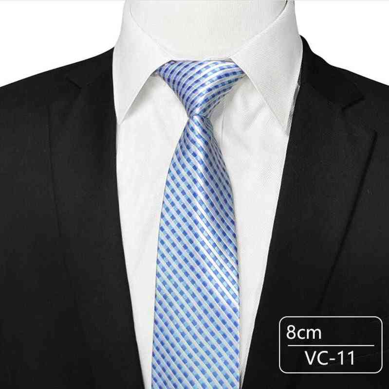 

mens tie necktie striped men's ties for men stripes neckties business neckwear black tie accessory adult 8cm yellow red SNW0