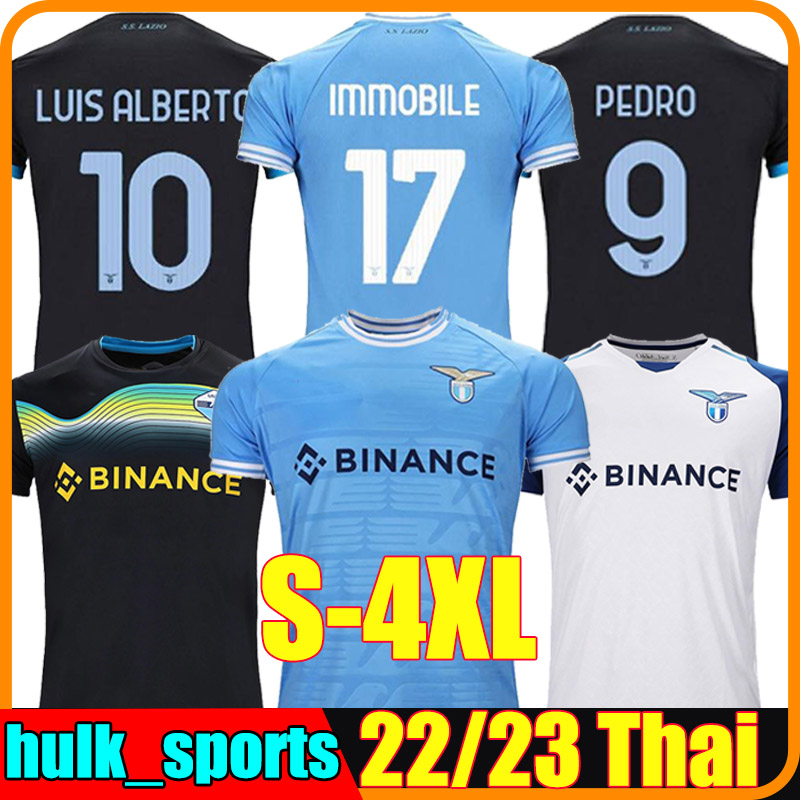 

XXXL 4XL 22/23 Lazio F. ANDERSON IMMOBILE maglia soccer Jersey 2022 2023 ROMAGNOLI LUIS BASTOS SERGEJ BADELJ LUCAS J.CORREA ZACCAGNI MARUSIC men kids kit football shirt, 22-23 third