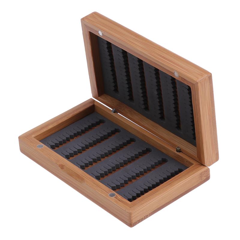 

Fishing Accessories Bamboo Tackle Box Pocket Lure Bass Bait CaseFishing AccessoriesFishing