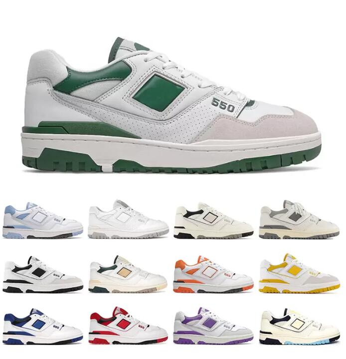 

20Color 550 men running shoes UNC White Oak Leaf Green Cream Black Navy Sky Blue Varsity Gold Syracuse Burgundy Cyan Purple Panda sneakers outdoor trainers 40-45