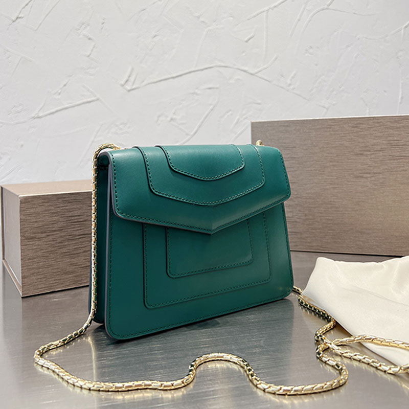 

Snakehead Forever messenger bag chian shoulder crossbody bags high quality handbags purse cowhide leather flap plain wallets fashion small tote