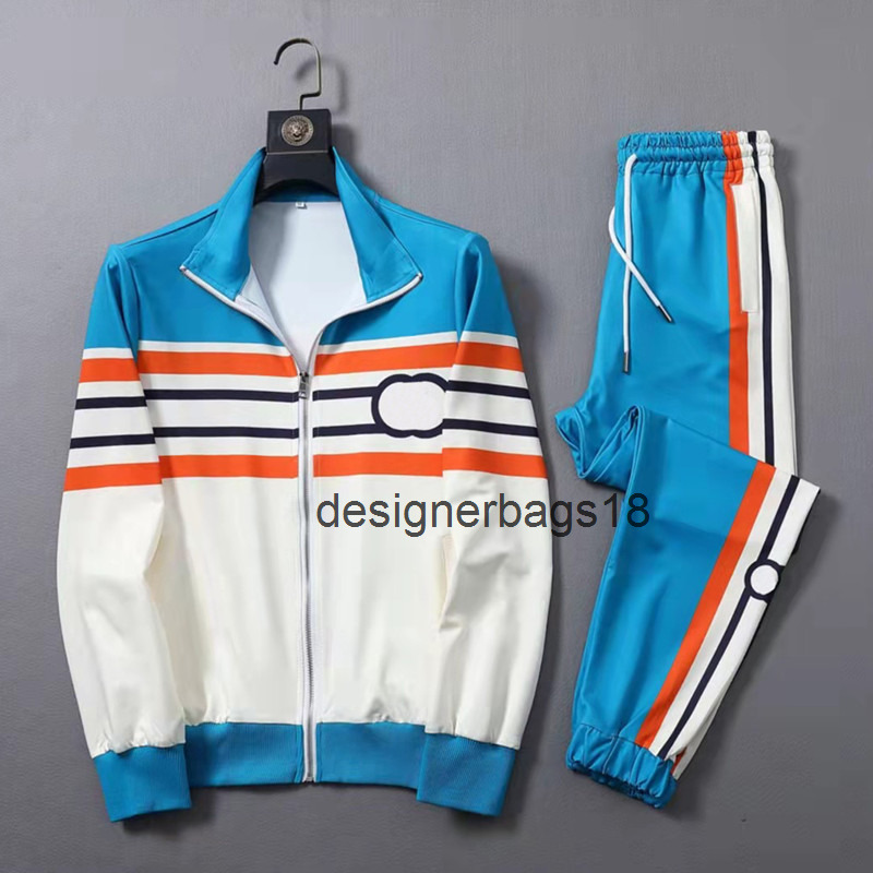 

2022 spring New Roman cotton leisure sports suits track suit joggers men men's sets fashion two piece set large tracksuit tracksuits tshirt designer brand, Picture color