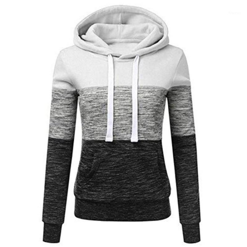 

Women' Hoodies & Sweatshirts Fall And Winter Drawstring Hoodie With Loose Head Long Sleeve Casual, White-two