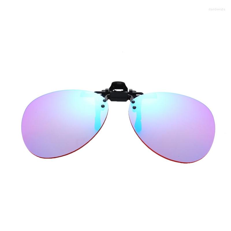 

Sunglasses Red-Green Color Blindness Correction Frame Glasses Clip-On Clip 180° ReversibleSunglasses