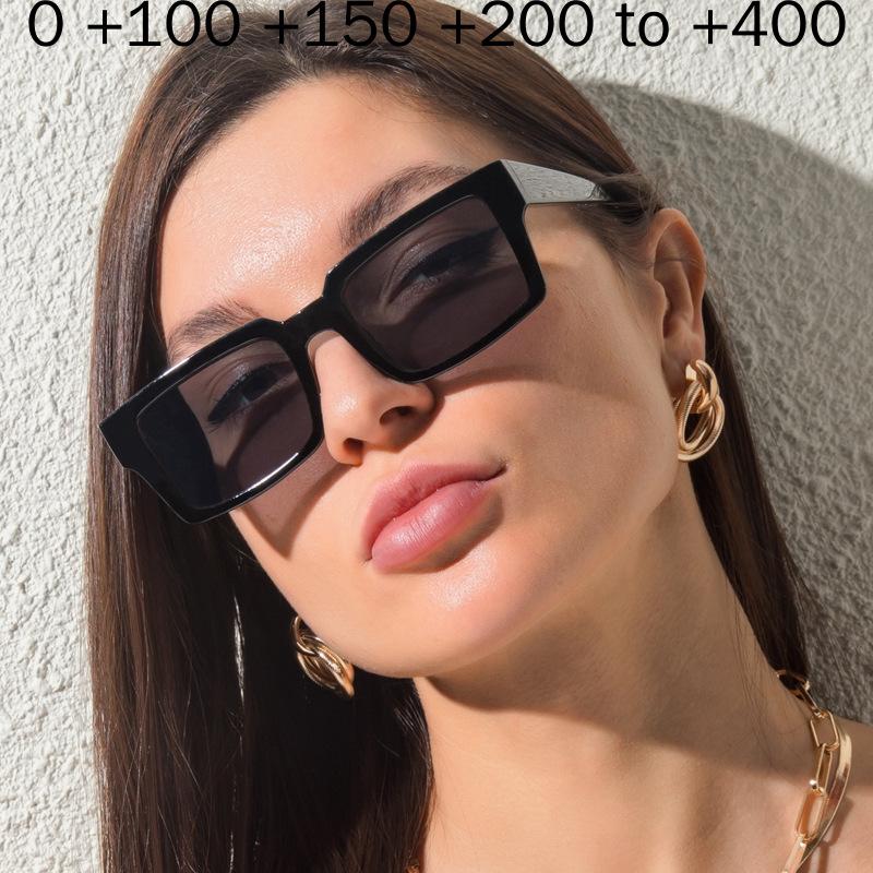 

Sunglasses Trendy Small Frame Square Bifocal Reader Women Sun Reading Glasses Vintage Men Presbyopia Eyeglasses UV400 NXSunglasses