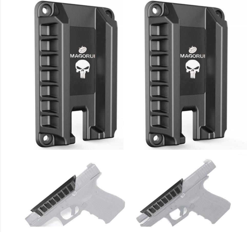 

Gun Holster Holder Magnet Mount Concealed Quick Draw Loaded Fits Flat Top Hand .cx, 1pcs