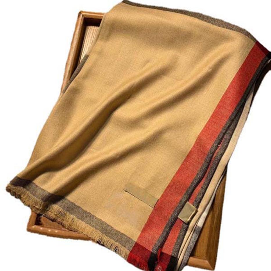 

Top quality 2021 Shawl New Classic British Plaid Cotton Ladies High Quality Cashmere Scarf For Women Autumn And Winter Shawls Dual253g