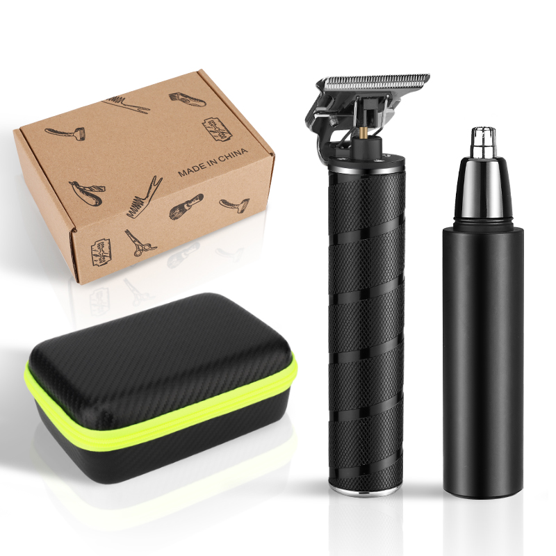 

2022 New 2-in-1 hair clipper set For home Electric nose hair clippers with USB charging and long battery life LM-6199