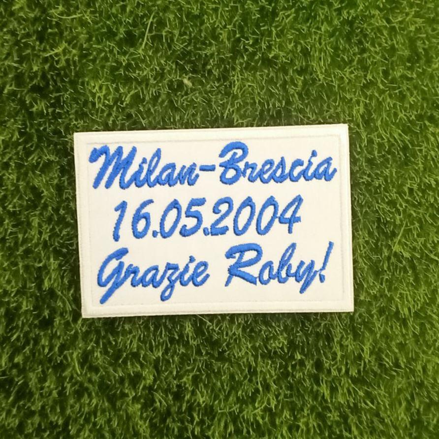 

2004 Grazie Roby Robert Baggio Badge Iron On Heat Transfer Patches234F