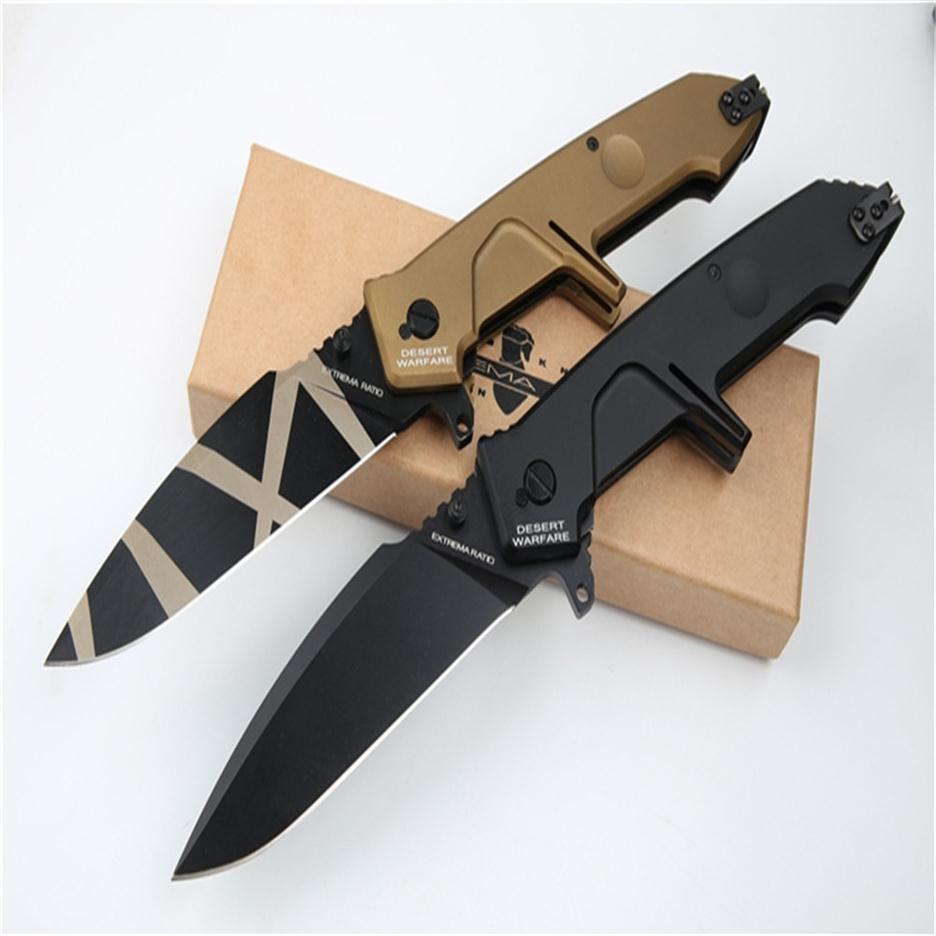 

High hardness MF2 knife N690 blade 6061-T6 aluminum alloy handle outdoor camping hunting edc double action tool189U
