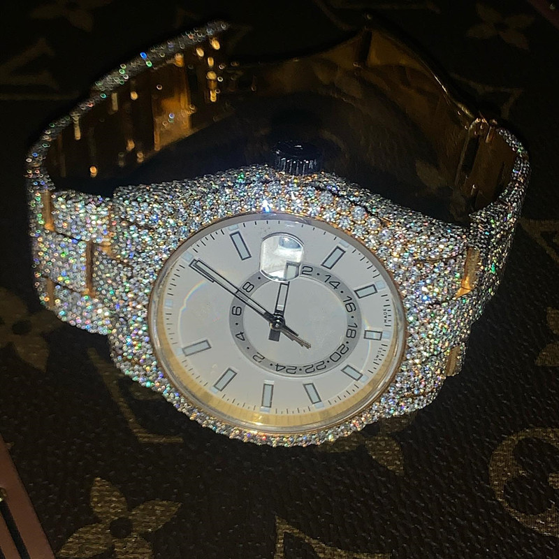 

luxuries watches for men 4130 movement mens watch 3255 montre de luxe watchs Mosang stone moissanite diamond watch wristwatch Mechanical automatic 904L T9, The screwdriver