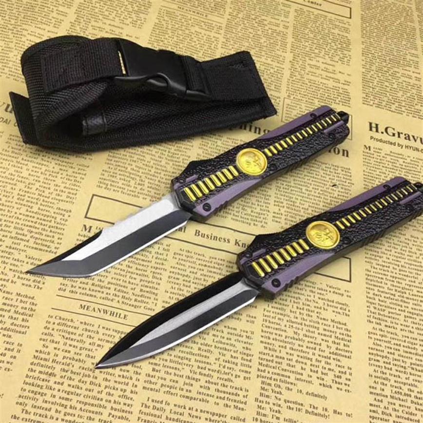 

skull double action automatic knife fast open ut85 out the front camping ut88 ut121 a162 godfather 920 exocet survival tactical us325H