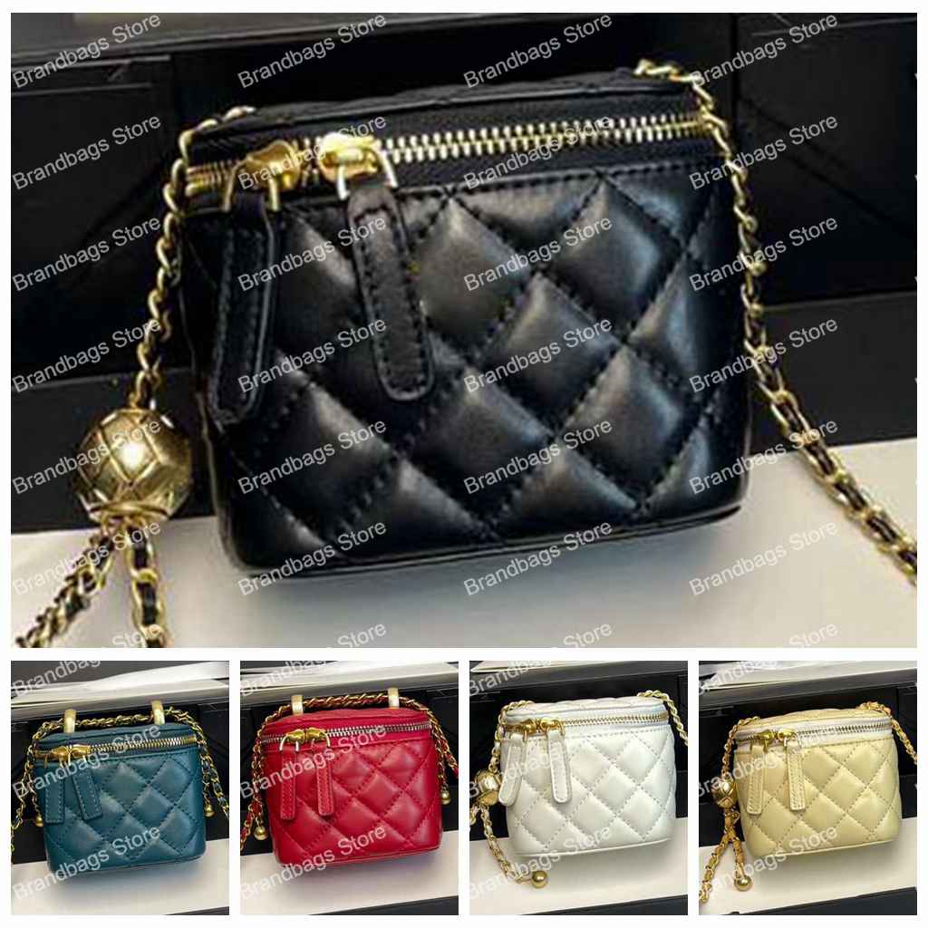 

Women Designer Mini Cosmetics Bags Orgnizer Cross Body Bag Crossbody Make up Makeup Bags High Quality Leather Classic Fashion, Win coupon