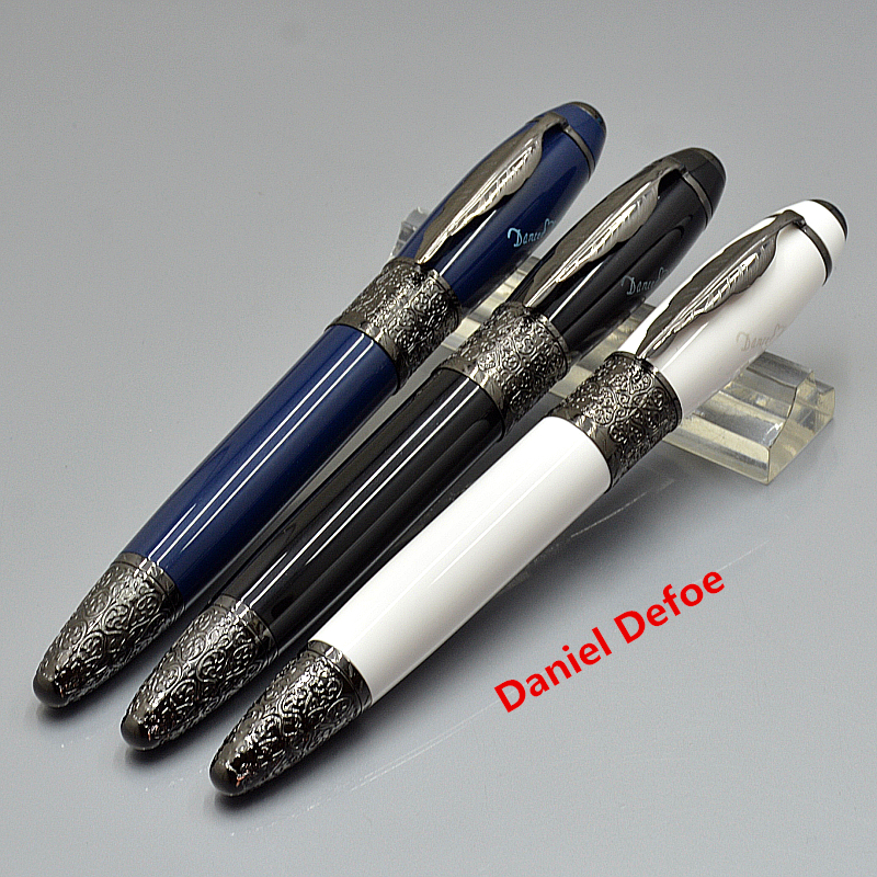 

high quality 4 Colors Daniel Defoe Roller ball pen / Fountain pen Business office stationery write ink pens for Christmas gift, Please choose