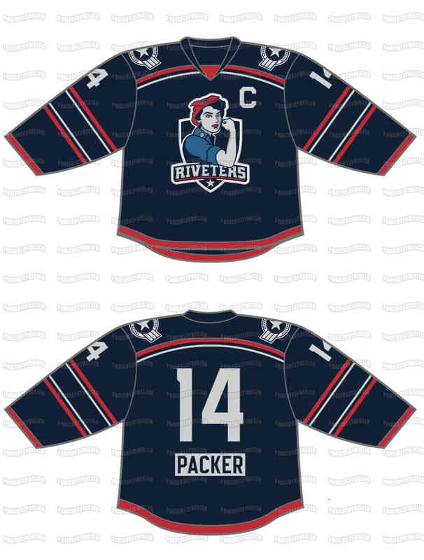 

C202 Metropolitan Riveters 2021 22 Hockey Jersey Men Women Youth Custom Any Number Any Name, Youth s-xl