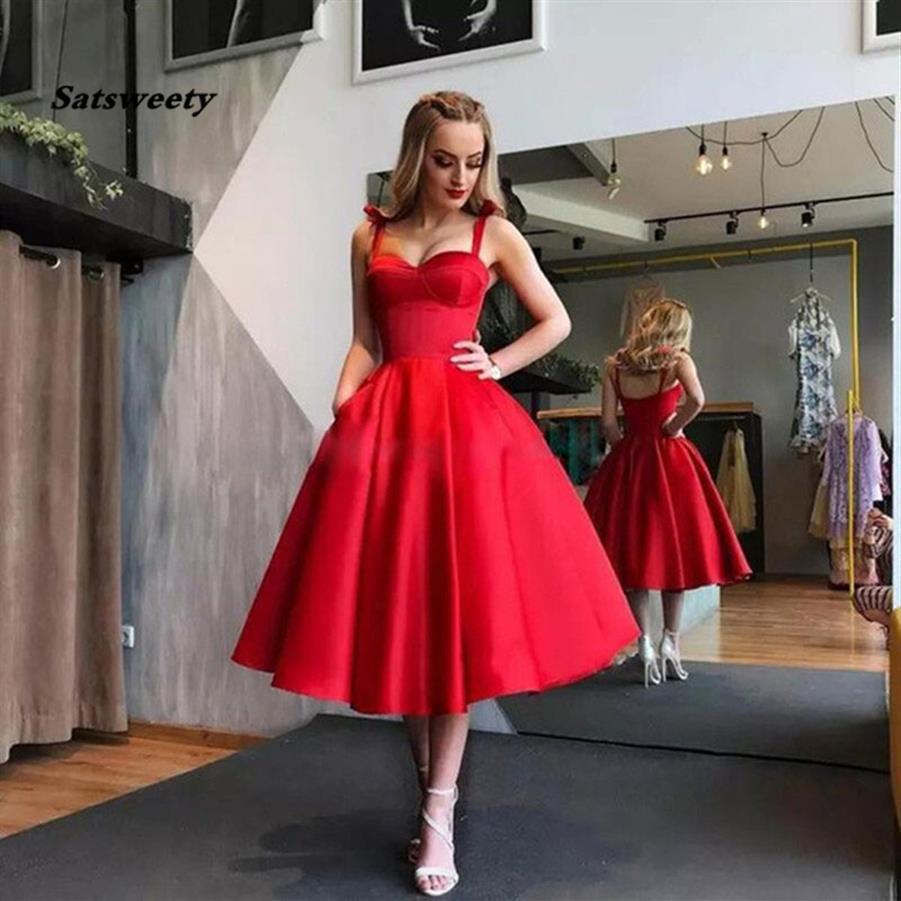 

New arrival Spaghetti Prom Dress Formal vestido noiva sereia red satin prom party robe de soiree A-line sweetheart cheap Evening G2454, Pink