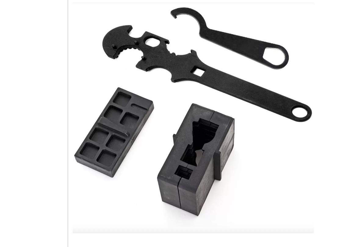 

Tactics 4pcs/Set M4/AR15 223 556 Upper Lower Vise Block Wrench Armorer's Tool Kit.cx, Bk